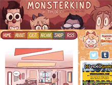 Tablet Screenshot of monsterkind.enenkay.com